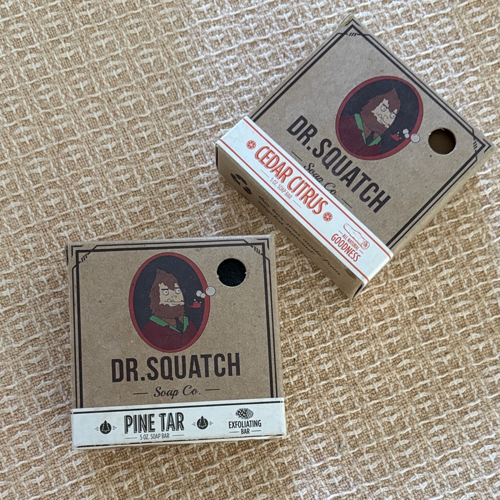 2- NIP DR Squatch Soap Natural Grooming Cleanser